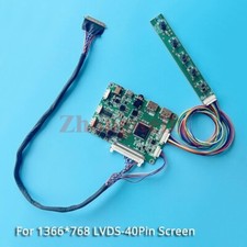 For LP156WH4-TLR1 Mini HDMI Screen 1366x768 40 Pin LVDS Controller Board DIY Kit