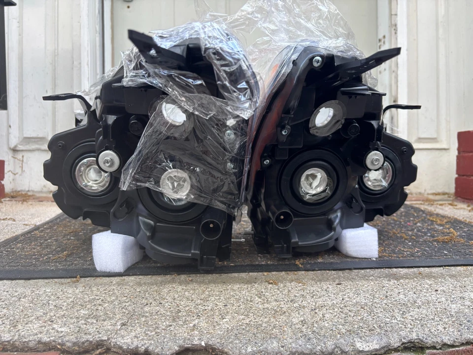 Juego de montaje de faros Nissan Rogue 2008-2013 - izquierda y derecha - halógenos Foto 2 de 2