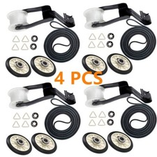 4 PCS WP4392065 Dryer Belt Pulley Kit for Whirlpool Kenmore 341241 349241T 69136