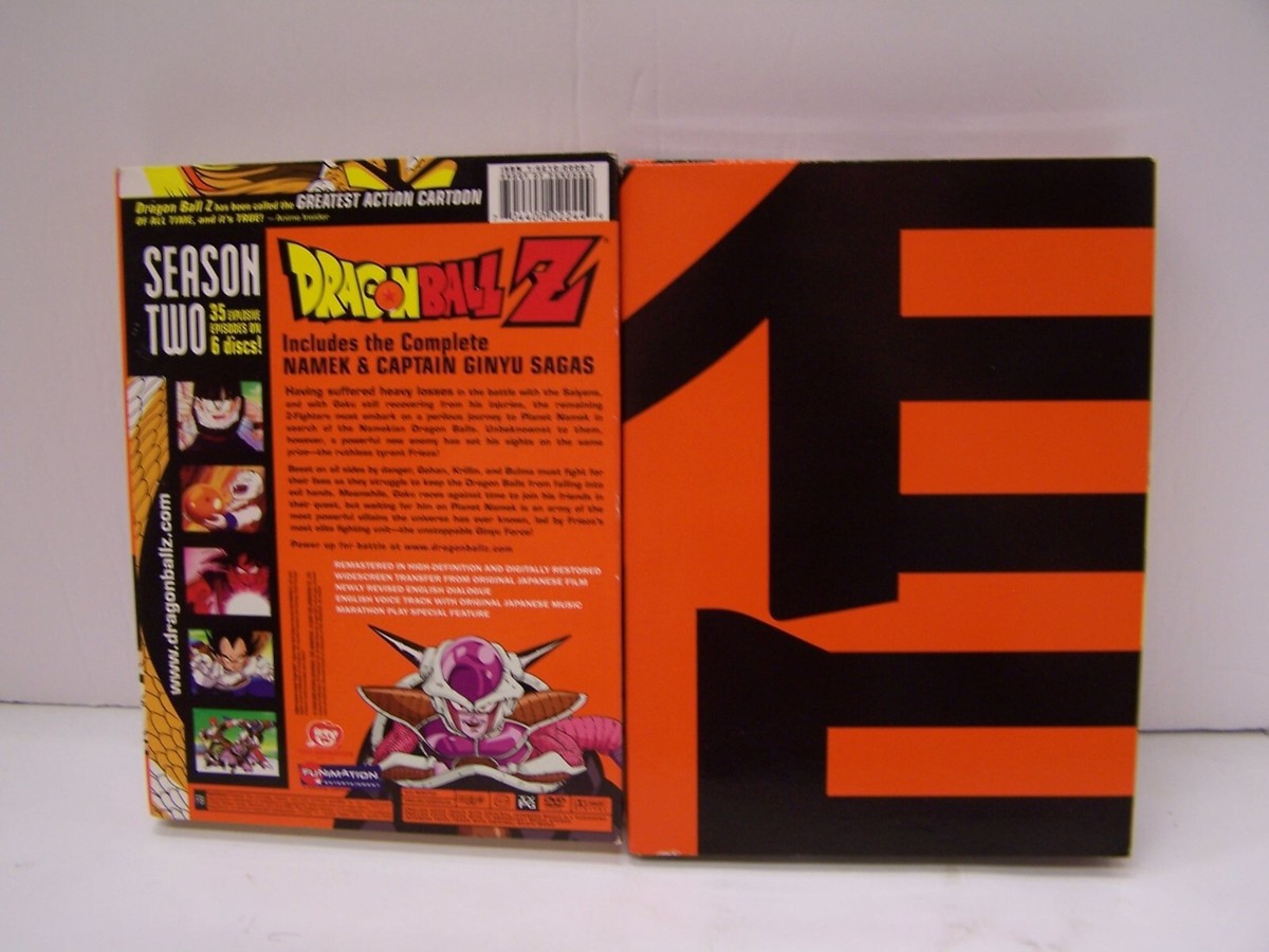 Dragon Ball Z - Season 2 (DVD, 2009, 6-Disc Set) W/Slipcover