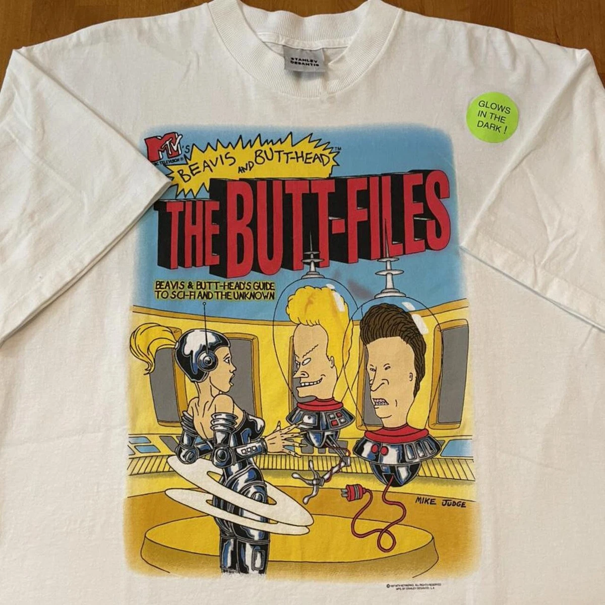 Vintage 90s Beavis and Butthead The Butt Files Tshirt XL | eBay