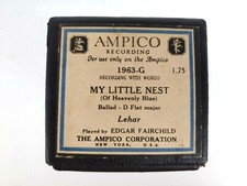 Ampico Player Piano Roll 1963-G My Little Nest Lehar 1.73
