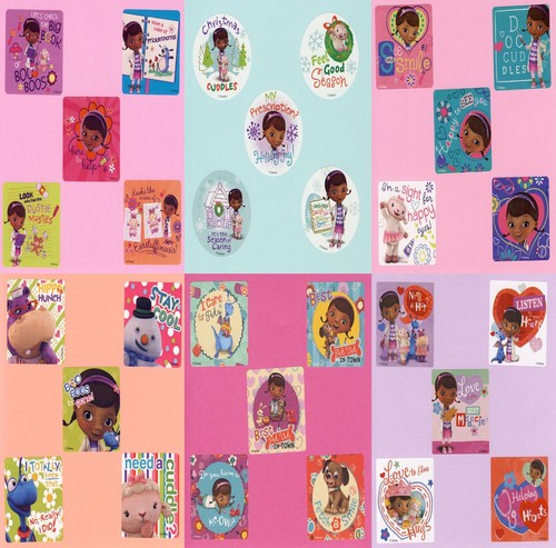 30 Doc McStuffins Assortiti - Adesivi Grandi - Bomboniere Festa - Disney - Foto 1 di 7