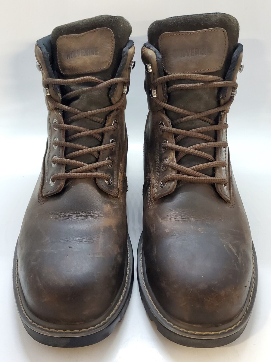 NIB Wolverine 6” WP ST Floorhand WP W10633 Dark Brown Leather Boots Men’s Size 7 Wolverine Floorhand WP 6 main image 4