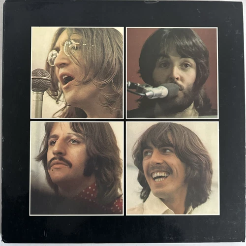THE BEATLES LET IT BE BOX SET VINYL UK 1970 2U/2U + ORIGINAL POSTER EXC