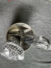 Stainless Steel Kitchen Utensil Set with Holder - New, 5-Piece Set