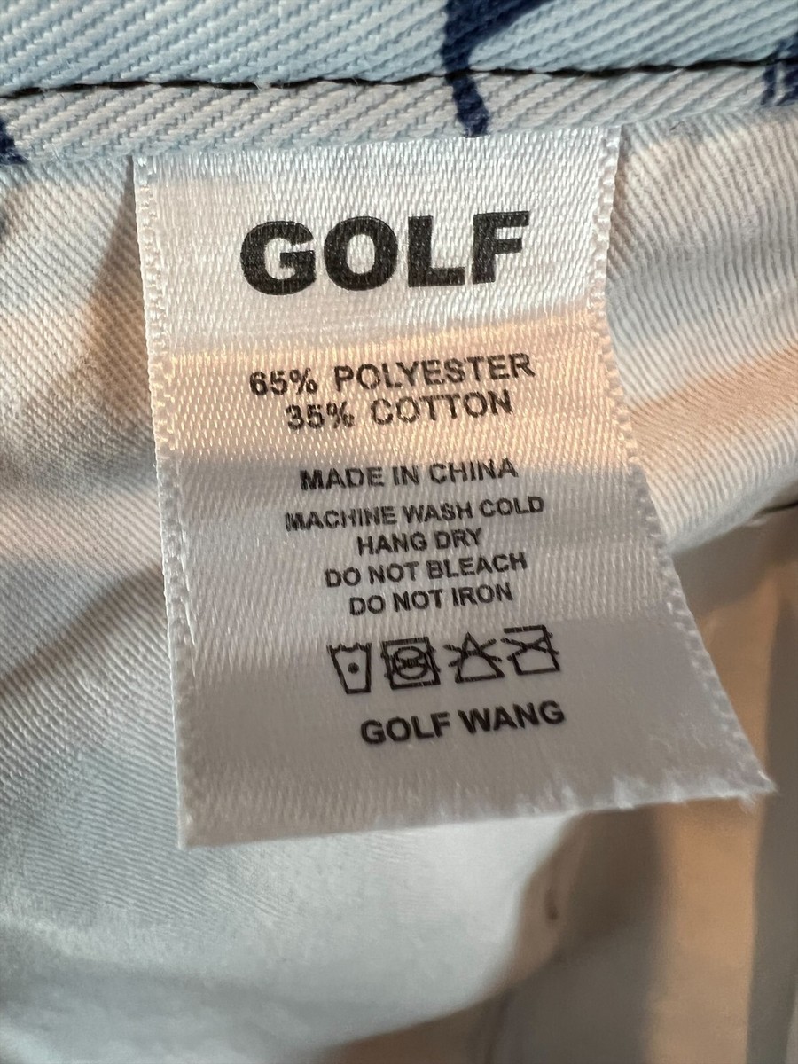 GOLF WANG Tyler the Creator Blue Kissing Faces Print Chino Pants