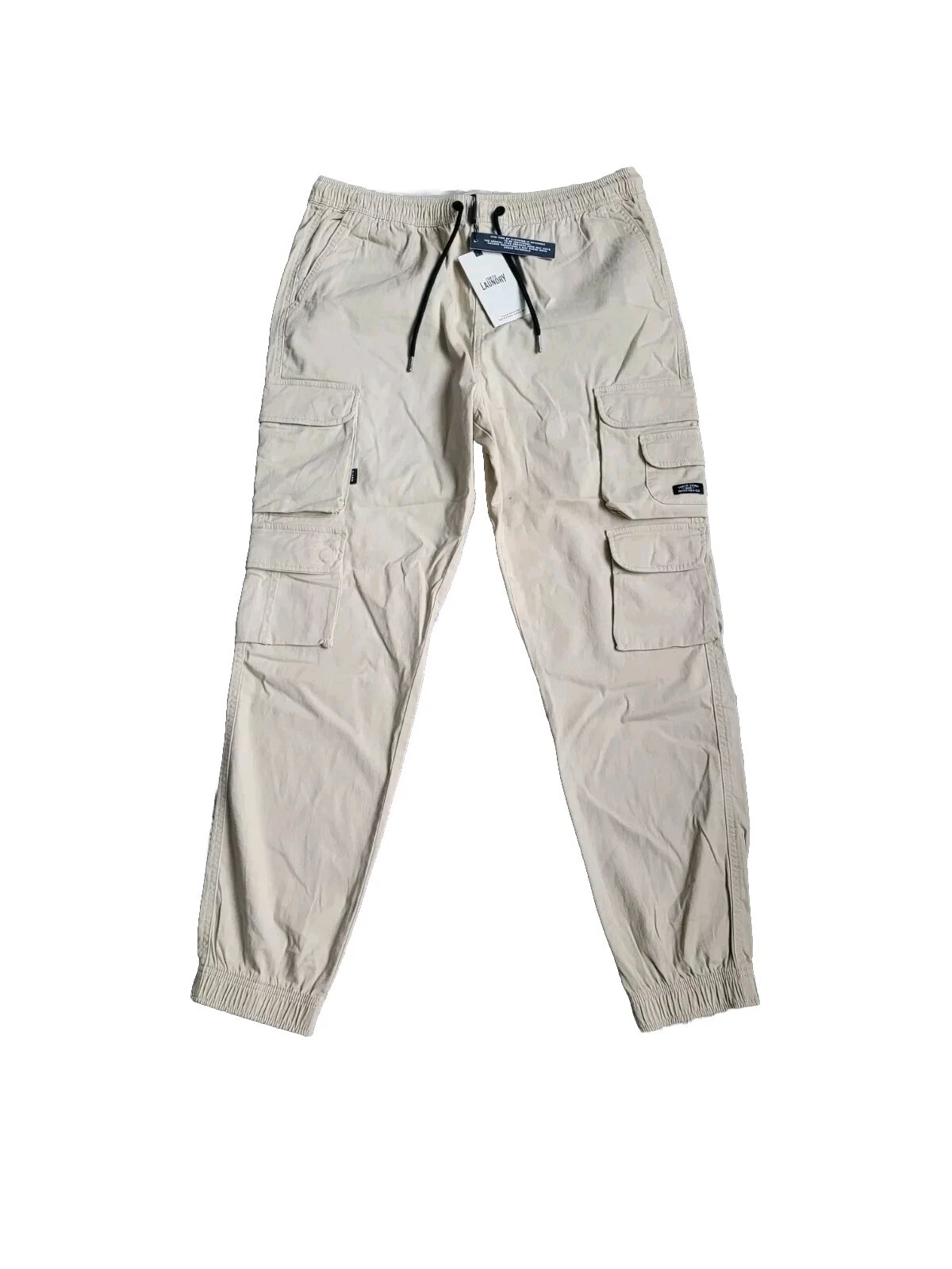 Tokyo Laundry Cathay Trousers Cuffed Multi Pockets Cargo Pants Beige L/34
Opens in a new window or t