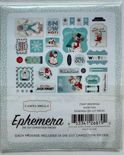 Carta Bella 12 x 12 Scrapbook Kit-Variations-Practically Perfect, Snow Fun, More - Picture 36 of 42