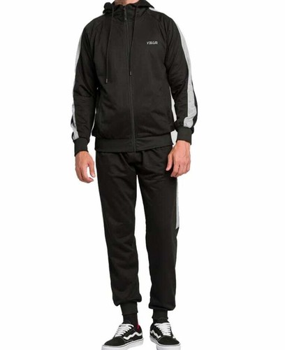 TUTA COMPLETA 2 PEZZI FELPA PANTALONE SPORTIVA FITNESS CON CAPPUCCIO FANTASIA - Imagen 3 de 11