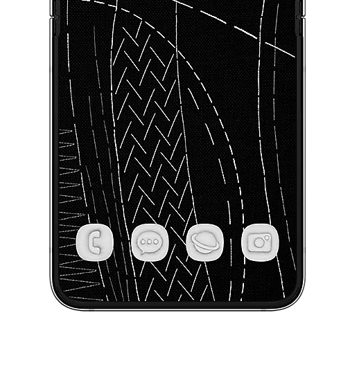 Samsung Galaxy Z Flip5 Maison Margiela Edition w/ Exclusive Samsung Galaxy Z Flip5 Maison Margiela Edition w/ Exclusive
