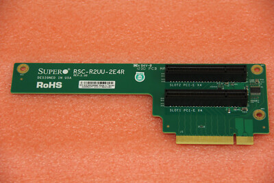 Supermicro RSC-R2UU-2E4R PCIe Riser 2 x PCIe x8