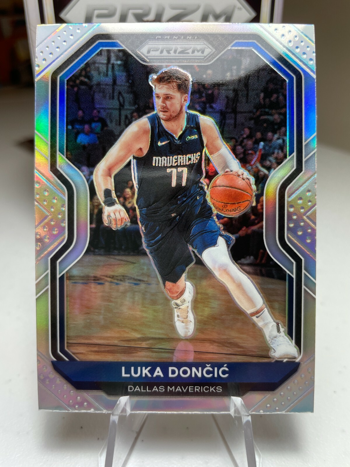 2020-21 Panini NBA Prizm Luka Doncic #32 Silver Prizm SP Mavericks