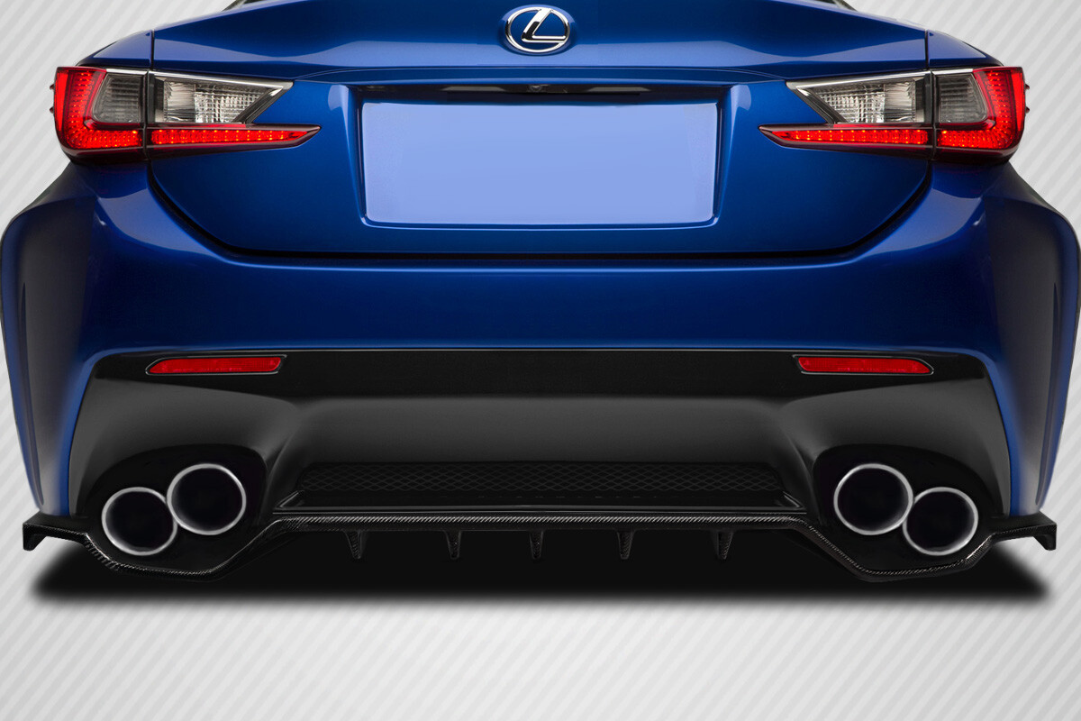 15-21 Lexus RC-F Nexos Carbon Fiber Rear Bumper Diffuser Body Kit