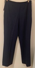 Ralph Lauren Black label navy pants stretch zipper at cuffs and side 8