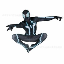 Tron Legacy Bodysuit Sam Flynn 3D Jumpsuit Superhero Cosplay Costume Halloween