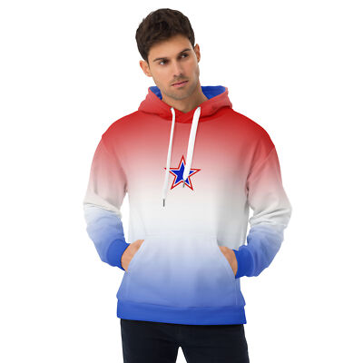 American Star RWB Gradient Unisex Hoodie