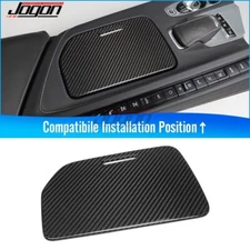 Carbon Fiber Console Water Cup Storage Panel For Corvette C8 Coupe HTC E-Ray 20+