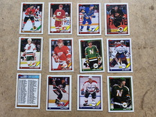 Lot of 12 1990-91 Topps NHL Hockey Cards #6  (FB)