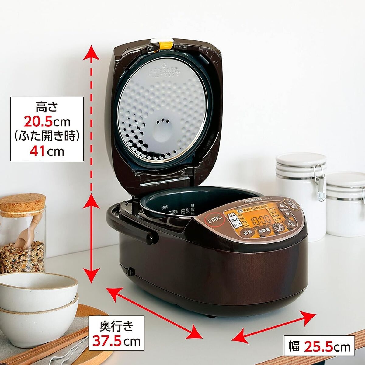 Zojirushi IH rice cooker (5.5 cups) Super Cook Brown NW-VC10-TA