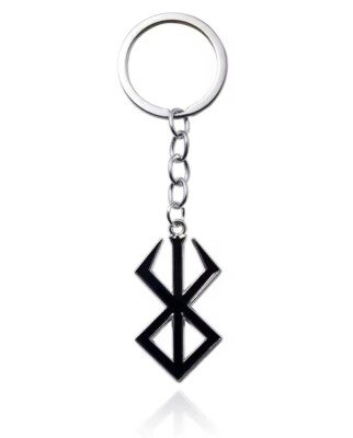 Berserk Berserker Guts Logo  Anime Manga Cosplay Key Verflucht Anhänger Black