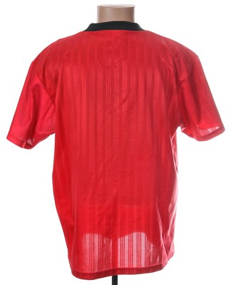 VINTAGE ADIDAS TEMPLATE 1996/1998 RED FOOTBALL SHIRT JERSEY SIZE L
