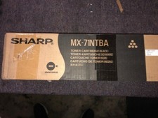 MX71NTBA-GENUINE Sharp MX-6201N, 7001N Toner Cartridge, Black, OEM