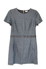 GAP Designed & Crafted A-Lined Denim Jean Dress Size 4 with pockets!