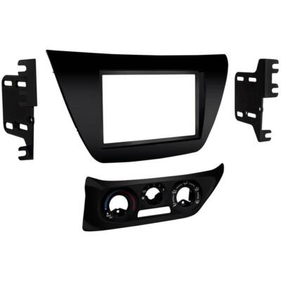 Metra 95-7017B Black Double DIN Dash Kit for select 2002-2005 Mitsubishi Lancer