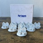 Set Of 9 Floral Ceramic Wedding Card Holders - White W Flowers Pier 1 Imports