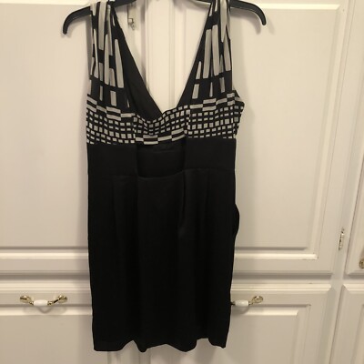 bcbgeneration black and white dress WHITE MINI DRESS – codressing