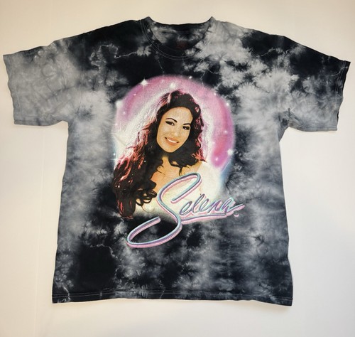 Official SELENA T-SHIRT Size L Selena Quintanilla Tie dye Queen Of Cumbia