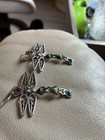 CODY Sanderson for Relios 925, Gemstones,  dragonfly earrings, EUC — photo 6