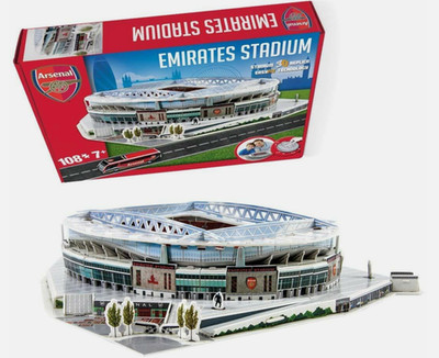 Arsenal Emirates Stadium 3D Puzzle offiziell lizenziert Fußball versiegelte Box