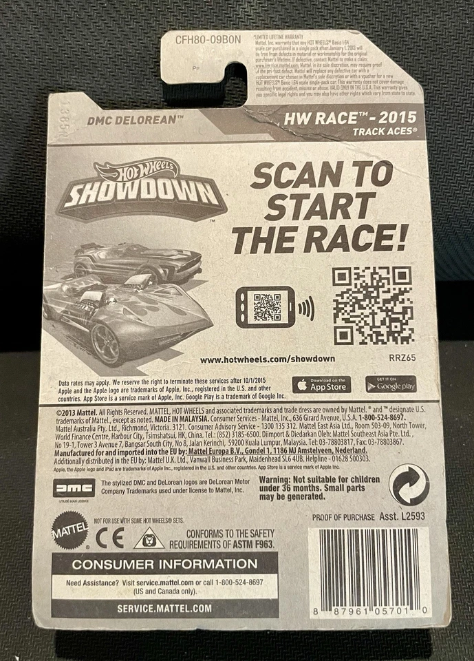 Hot Wheels DMC Delorean ЗАКАЗНЫЕ колеса и шины Real Riders - Изображение 4 из 4