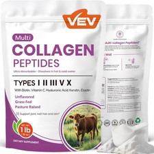 Colageno Hidrolizado 16 Oz En Polvo Con Vitamina C Biotina For Women Sin Sabor