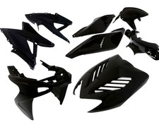 Fairing Kit Black Metallic 8 Piece Compatible for Yamaha Aerox, MBK Nitro
