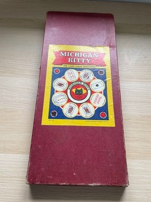 MICHIGAN KITTY BRETTSPIEL 1938 TRANSOGRAM COMPANY - braucht nur Spielkarten