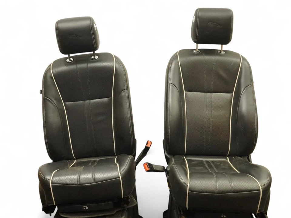 16-19 Jaguar Xj X351 Seat Leather Electric Bucket Cushion Front Rear Set Oem — 第 4/4 张图片