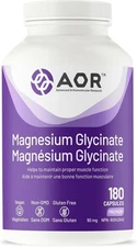 AOR Magnesium Glycinate Supplement Metabolism Muscle Cardio Support 180pcs NEW