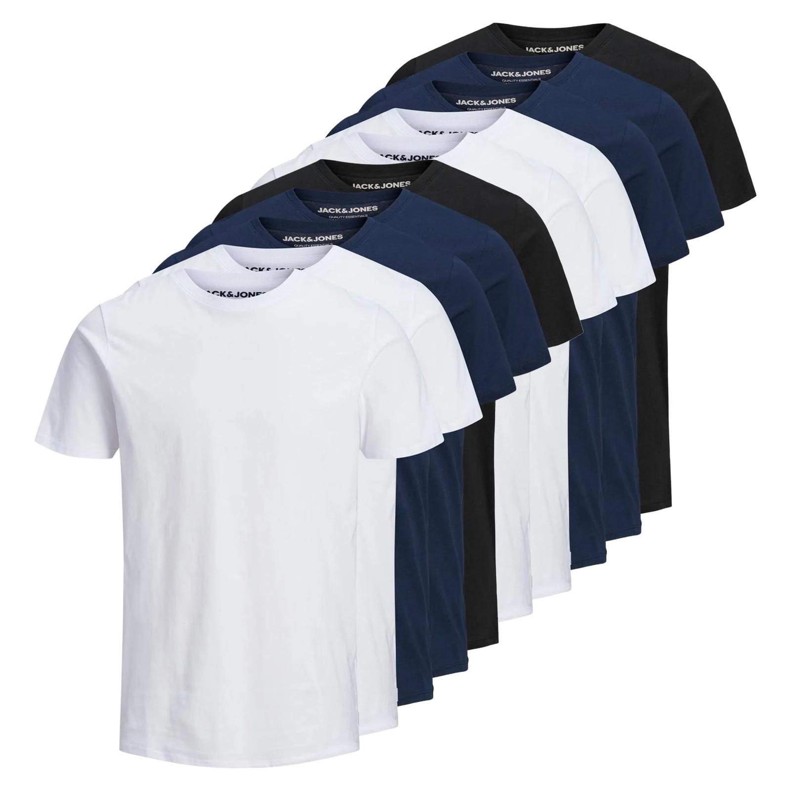 JACK&JONES Men's T-Shirt 10-Pack JJEORGANIC Basic Tee O-Neck Short Sleeve image 4