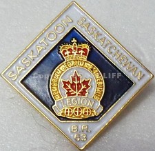 RCL 63 SASKATOON SASKATCHEWAN CANADA Royal Canadian Legion Pin -2