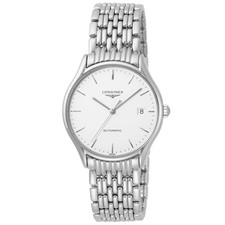 Unused LONGINES Longines Lyre Automatic L4.860.4.12.6 White Unisex Watch in Box