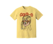 Devo Heavyweight T Shirt - Shout, Whip It, Girl U Want, Synth Pop 80s Band