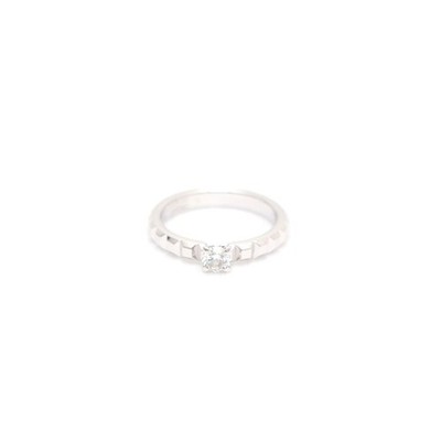 Boucheron Klu de Paris Platin Solitär 0.2 Karat Diamantring 153792567