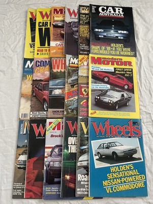 Bundle Vintage 1970s 1980s Wheels Modern Motor Magazines Lots Holden Commodore