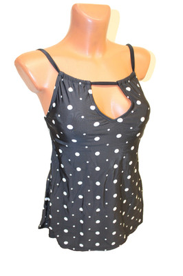 Octopus Tankini M 38/40 A B Top Hipster Slip Bademode Badeanzug Punkte Träger