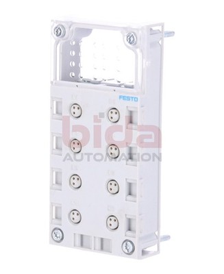Festo CPX-AB-8-M8-3POL  (195706) Anschlussblock / connection block