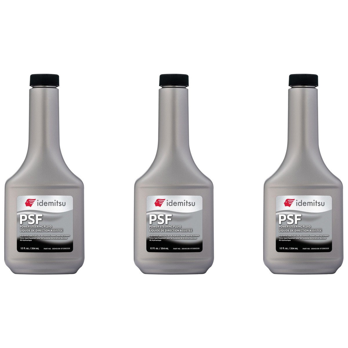 Idemitsu Power Steering Fluid Set of 3 12oz Bottle For Honda 08206