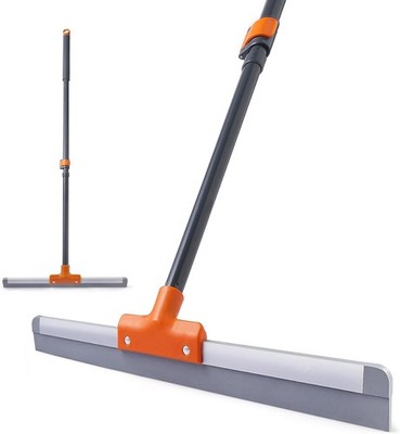 Bodenabzieher Dusche 112-138 cm Teleskop Stiel Gummilippe Reinigung CLEANHOME